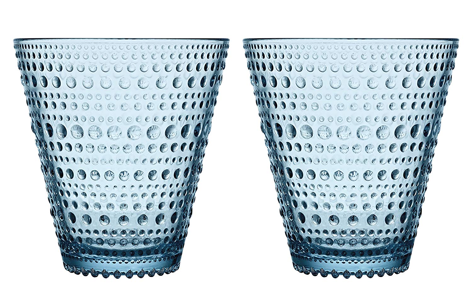 Iittala Kastehelmi Glass – 30 Cl – Light Blue – Pack Of 2)