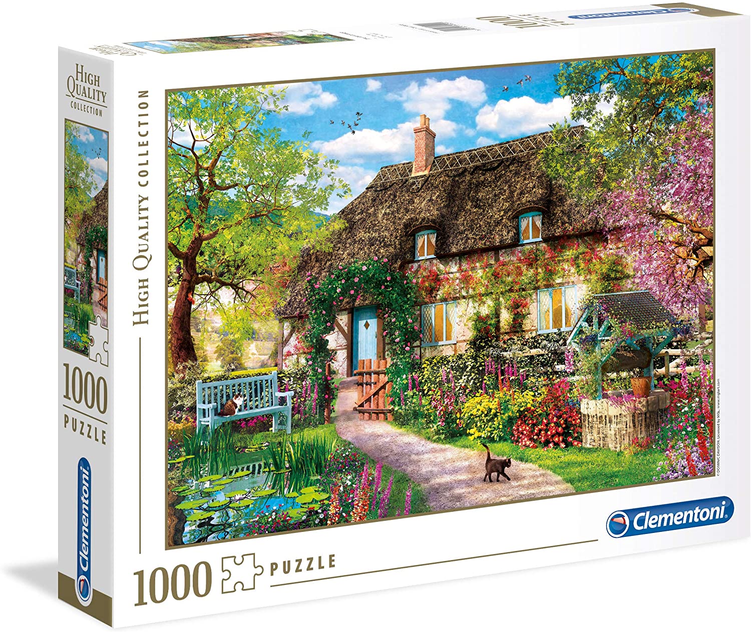 Clementoni 39520 "The Old Cottage" Puzzle Collection 1000 Pieces