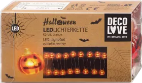 Decorate & set up LED pumpkin fairy lights (20 pieces), 1 piece
