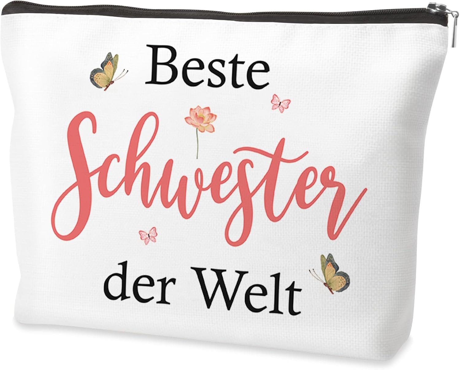 Birthday Gift for Women, Farewell Gift Colleagues, Gift Sister, Gift Christmas, Friendship Gifts, Gift Friend, Gifts Cosmetic Bag Courage Gift, Motivational Gifts, cosmeticcase-best sister