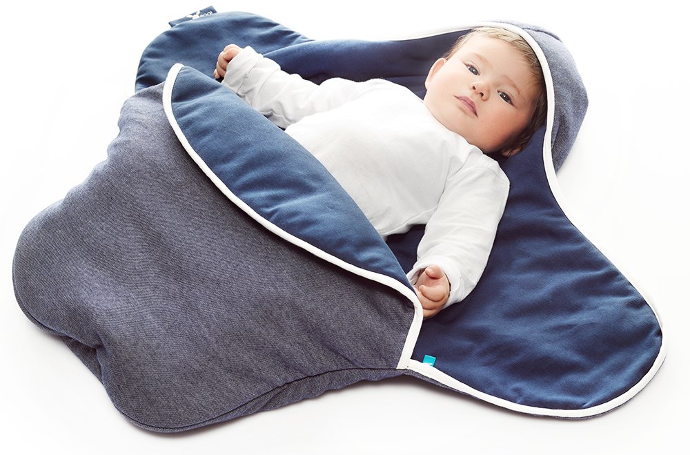 Wallaboo Coco Swaddling Blanket Universal for Baby Seat, Car Seat, e.g. For Maxi-Cosi, Römer, for prams 90 x 70 cm