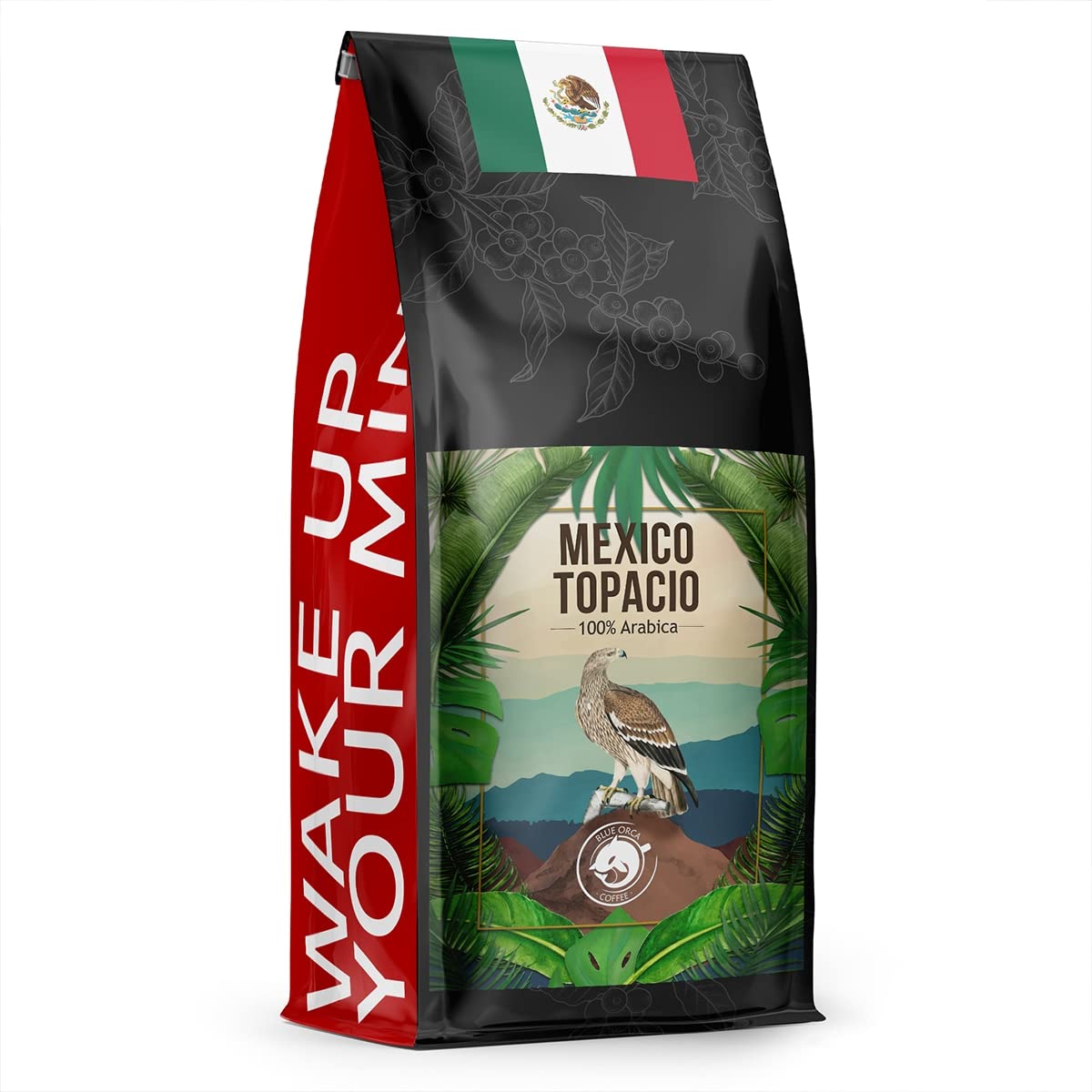 Blue Orca Coffee - MEXICO TOPACIO - Specialty Coffee Beans from Mexico - Freshly Roasted - Single Origin - SCA 83 points, 1 kg
