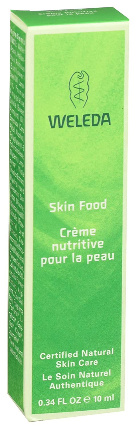 Weleda Skin Food Skin Cream (1 x 10 ml) - Basic Care for Dry and Rough Skin, Face Cream, Moisturiser, ‎grün