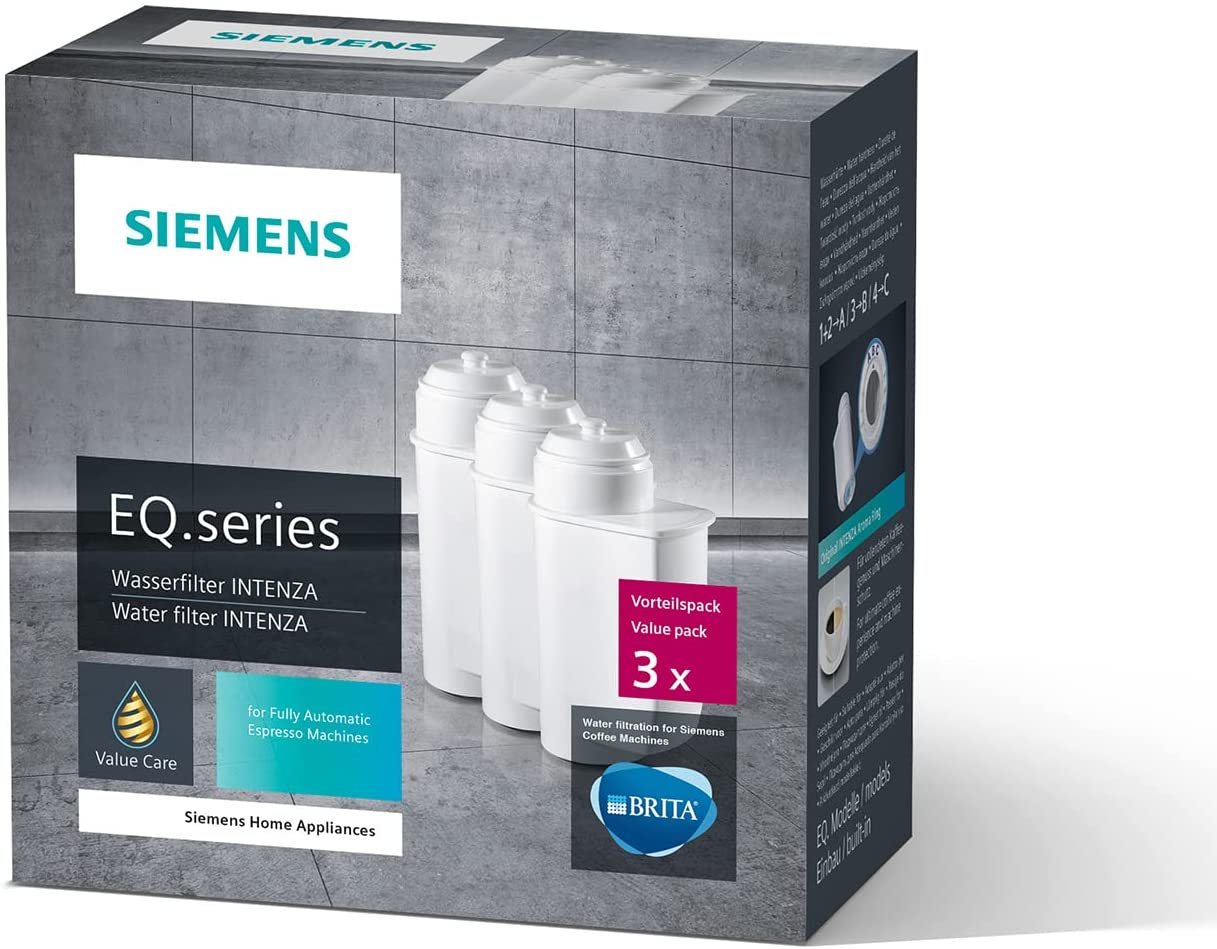 Siemens TZ70003 Water Filter for Espresso Machine TK7, Single
