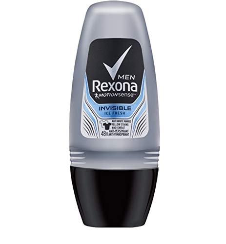 \'3 x Rexona Men Invisible Ice Roll-On Deodorant Fresh Motion Sense – 50 ml