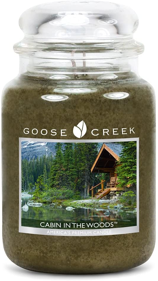 Goose Creek 24 Oz Cabin In The Woods Scented Candle, Green