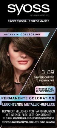 Hair Color Metallic 3_89 Bronze Coffee, 1 pc