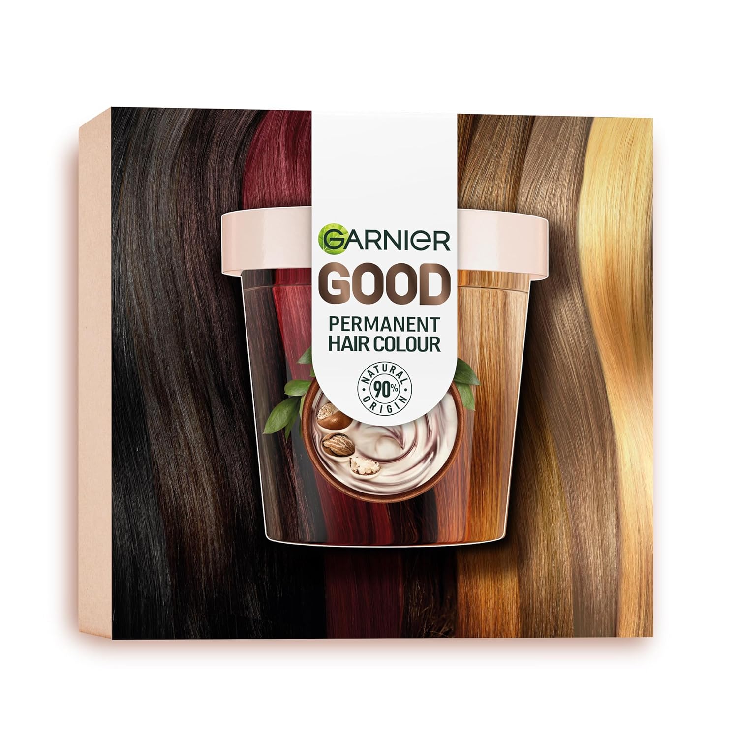 Garnier Good Starter Set Permanent Hair Color, Hair Dye Set for Intense and Long-Lasting, Colouration for Up to 8 Weeks of Radiant Color, No Ammonia, 7.12 Latte Macchiato Brown