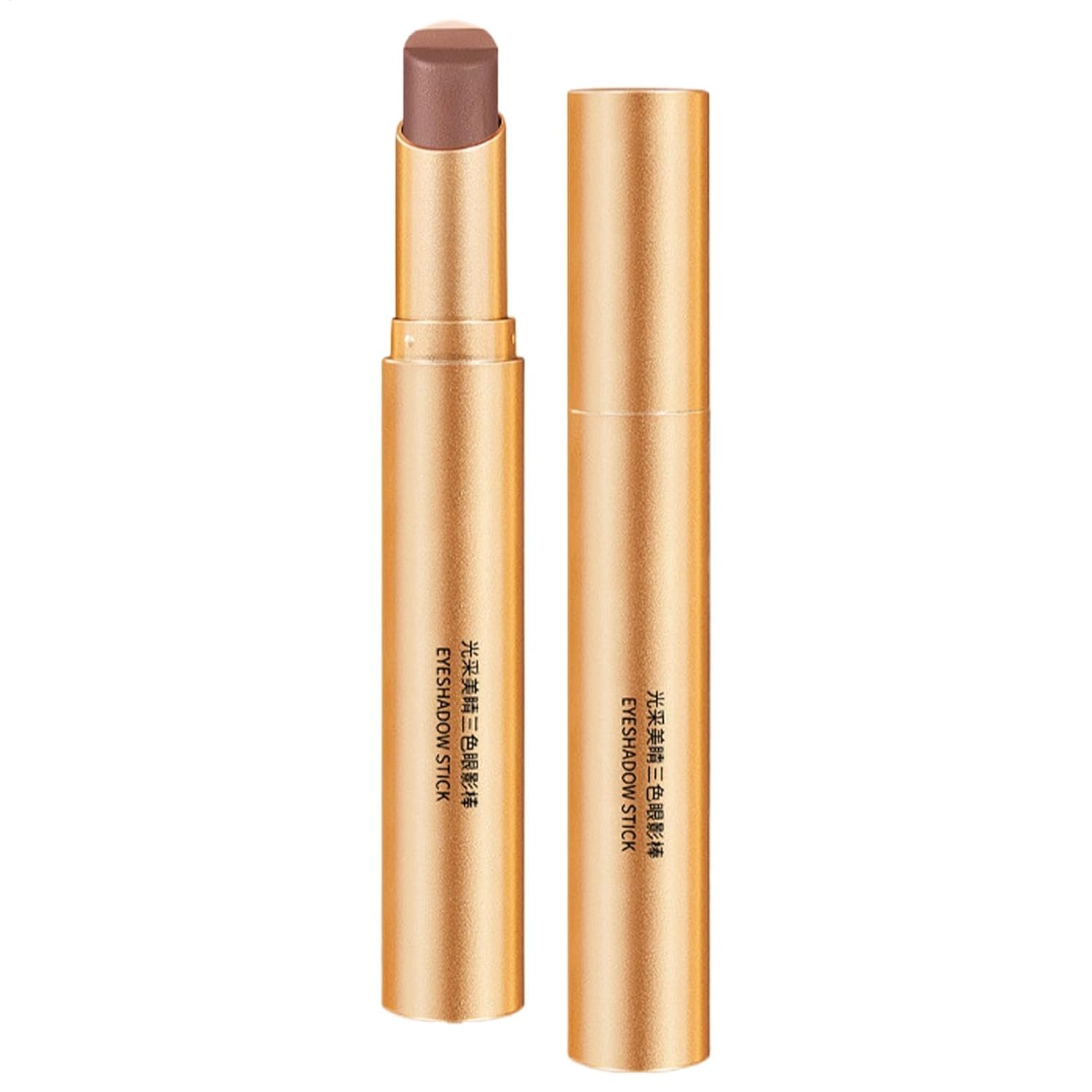 Gradient Eyeshadow Stick, Shimmer Eyeshadow Pen, 3 Colors Eyeshadow Stick Rotating Glitter Color Gradient Eyeshadow Stick Long-Lasting Waterproof Shimmer Cream Eyeshadow Stick