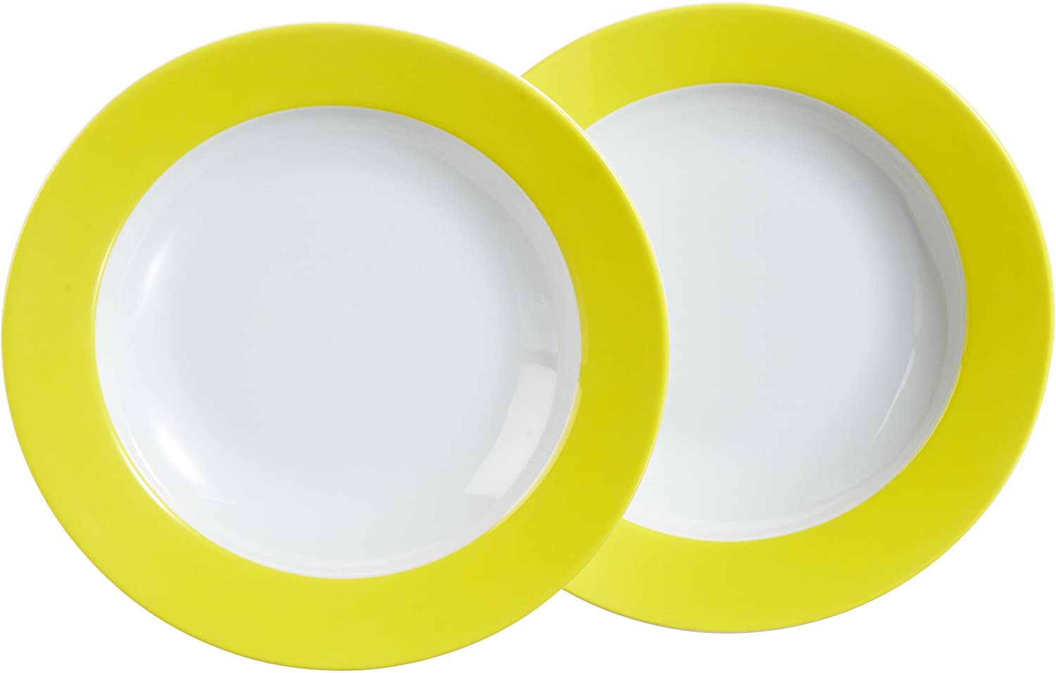 Kahla Pronto 57E149A70412C Soup Plate Set of 2 Lemon Yellow
