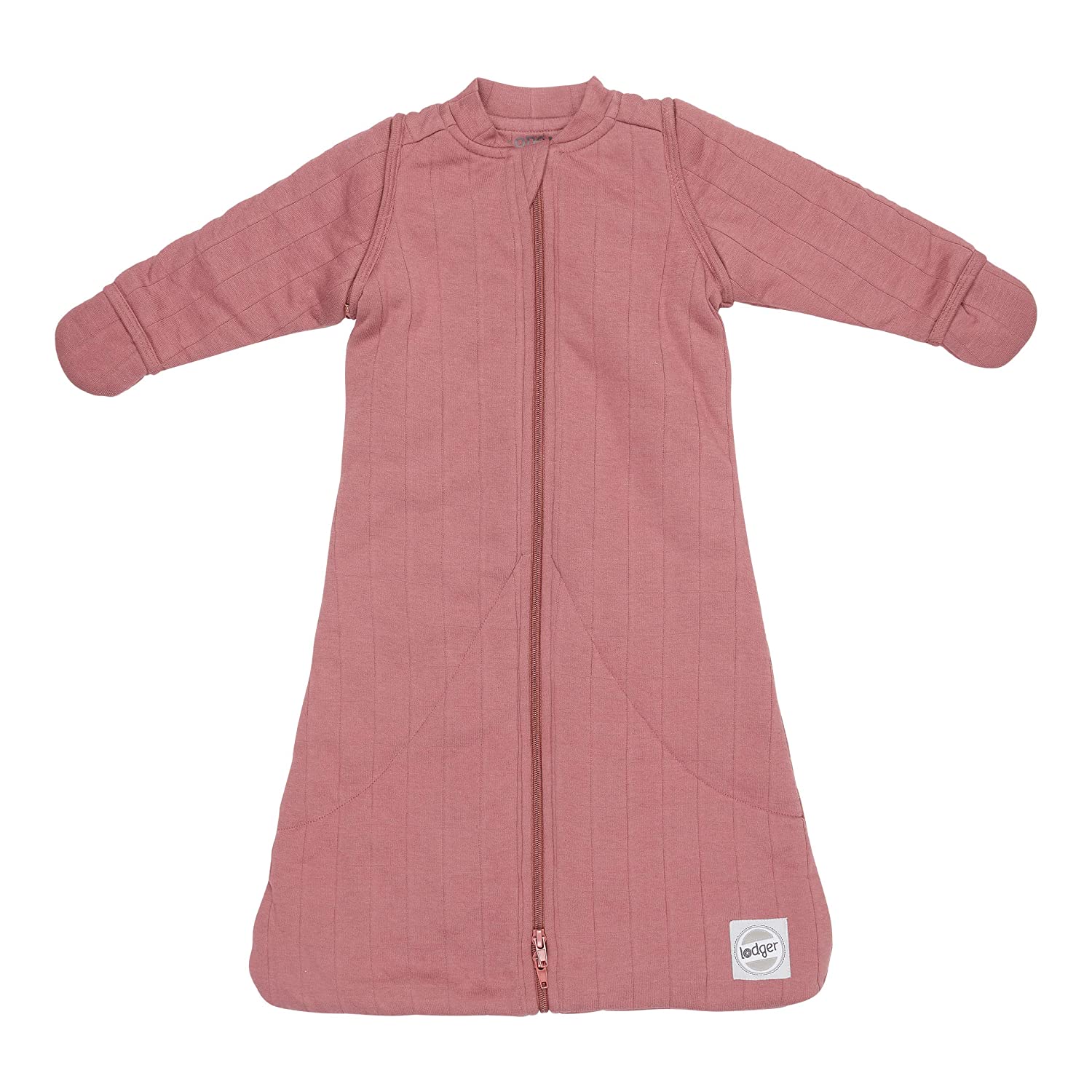 Lodger Hopper Baby Sleeping Bag with Sleeves Dark Pink 50/62