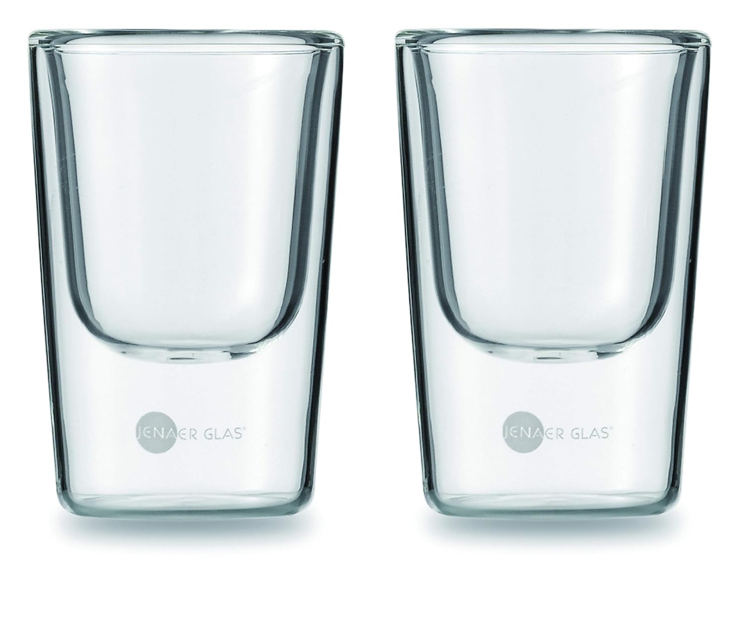 Jenaer glass mug, 2 units, glass, transparent, 12.6 x 6.4 x 9.5 cm