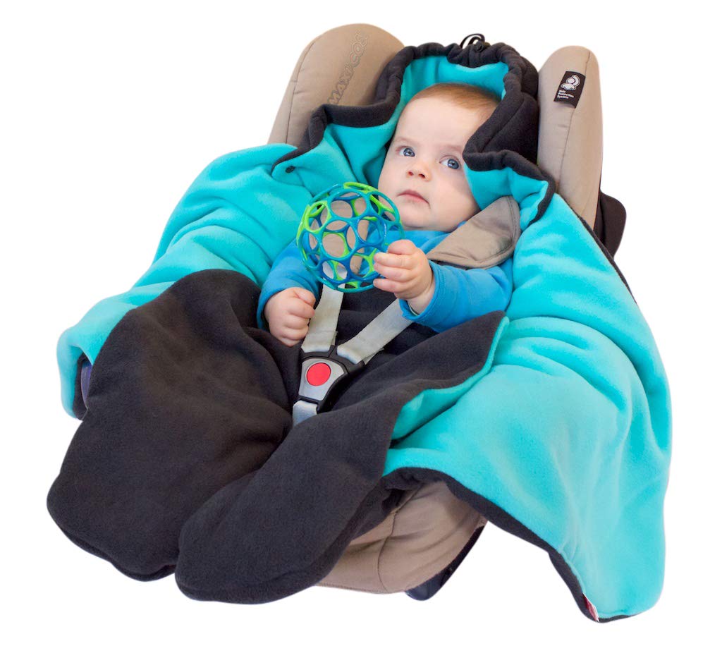 ByBoom Original With Bears Baby Winter Swaddling Blanket, Universal, For Baby Seat, Car Seat Such As Maxi-Cosi, Römer, For Pram, Pushchair or Baby Bed