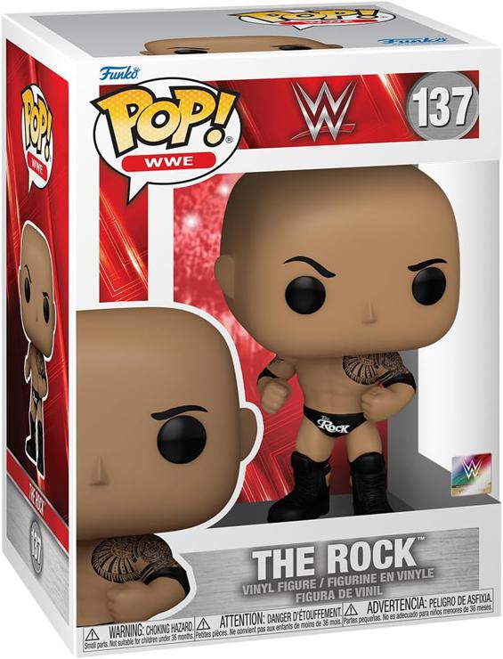 Funko Pop! WWE: The Rock - Dwayne The Rock Johnson - (final) - Vinyl Collectible Figure - Gift Idea - Official Merchandise - Toys For Children and Adults - Sports Fans