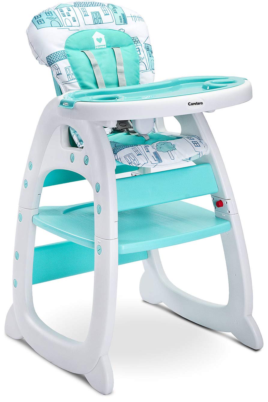 Caretero Homee High Chair / Height Adjustable / Converts Into One Set / Cha