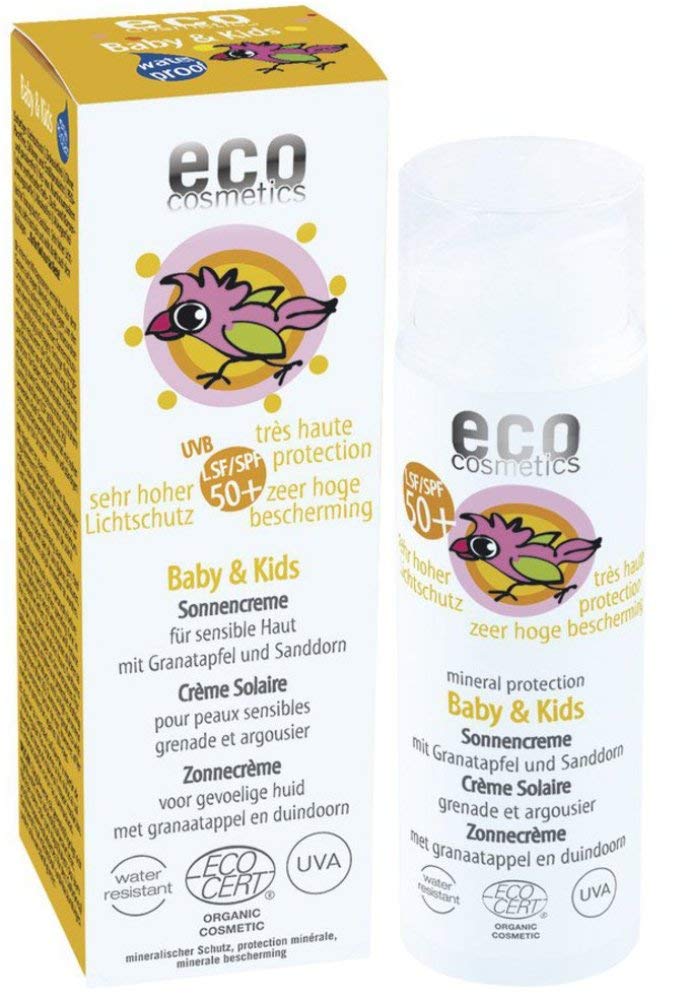 Eco Cosmetics Organic Baby And Kids Sun Cream Spf 50 (6 X 50 Ml)