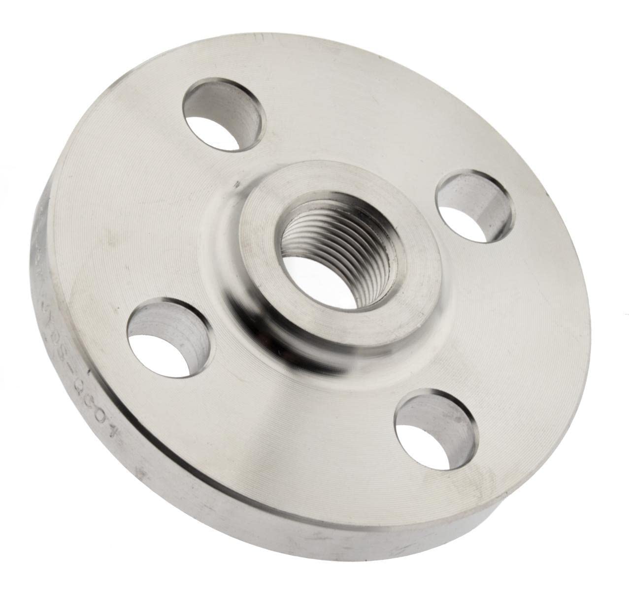 Threaded Flange DN40/PN16, DIN 2566, Rp 1 1/2 Inch Female Thread, Stainless Steel (1.4571)