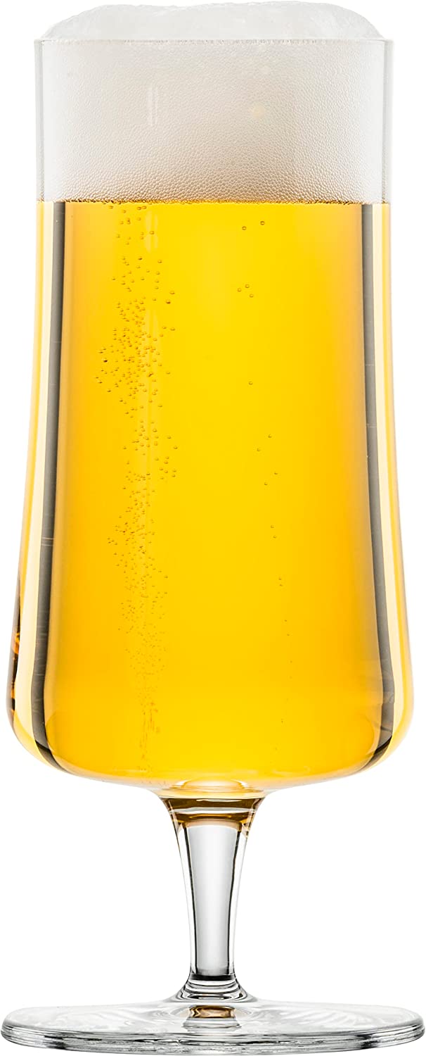Schott Zwiesel Beer Basic Pils 130006 Set of 4 Glasses in Crystal 0.3 L Dimensions: 7.6 cm x 7.6 cm x 17.8 cm