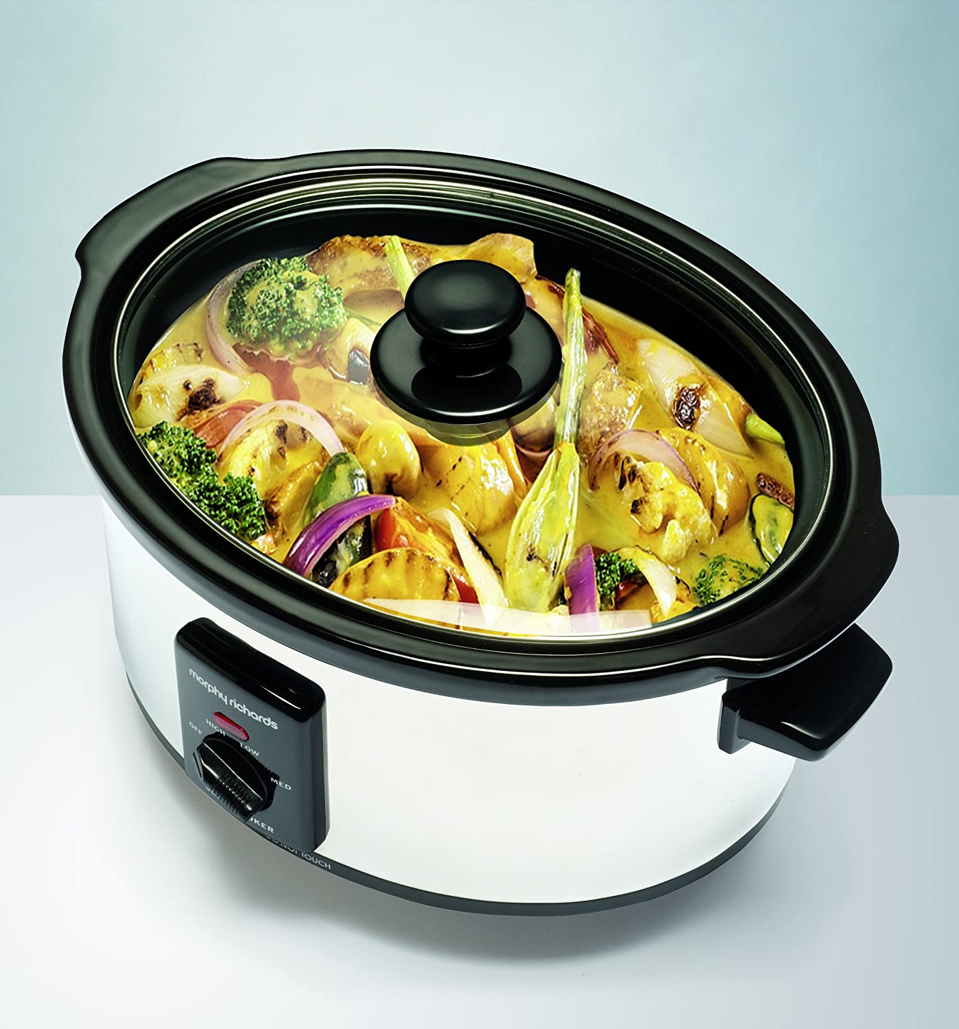 Morphy Richards 48710EE 48710 Slow Cooker Stainless Steel 3.5 Litres