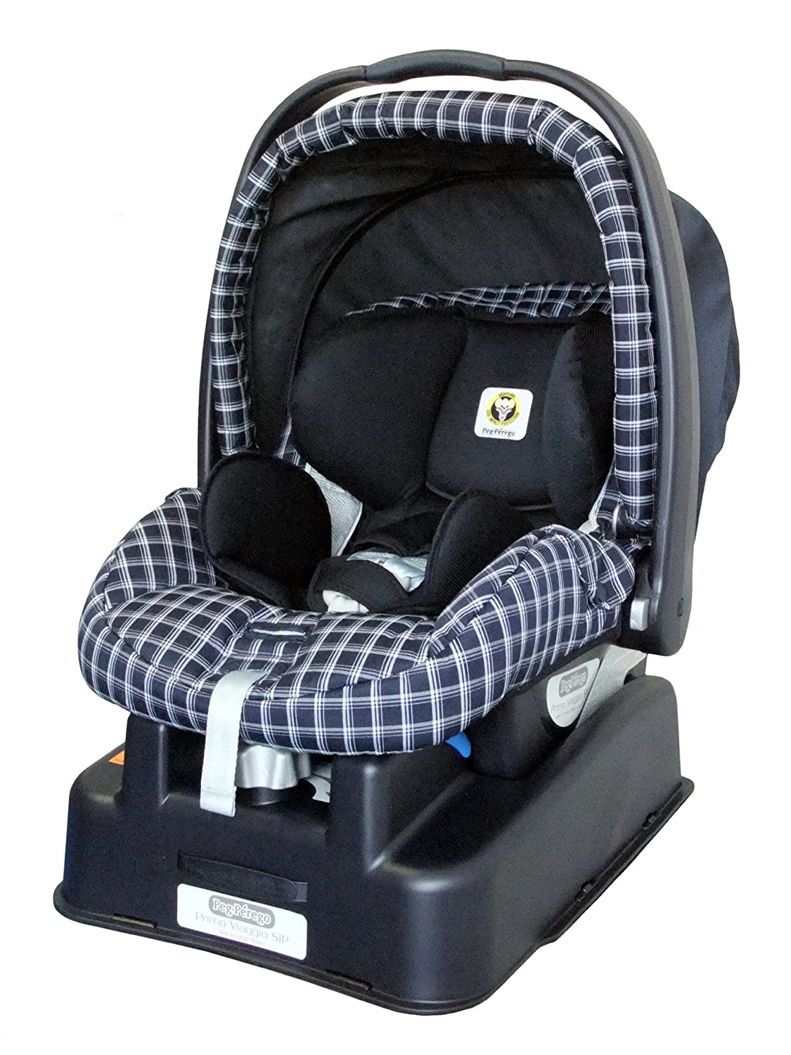 Peg Perego Primo Viaggio SIP Child\'s Car Seat with Height-Adjustable Base Newport Design