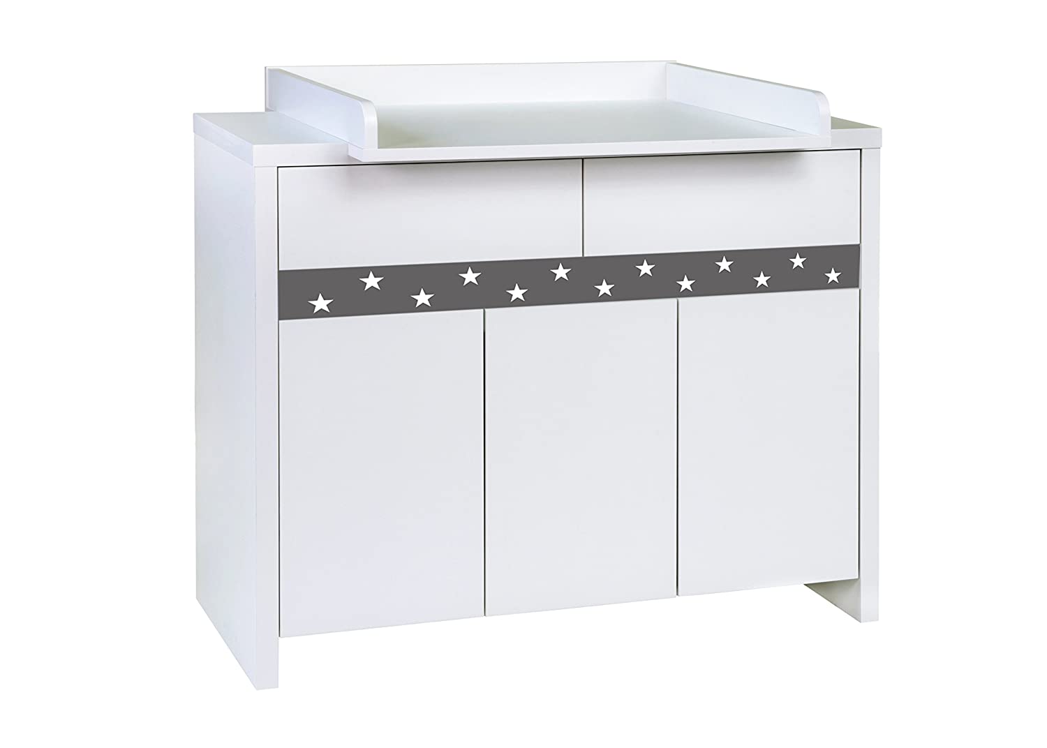 Schardt 05 900 02 66 Planet Star Changing Table with Nappy Changing Table, White