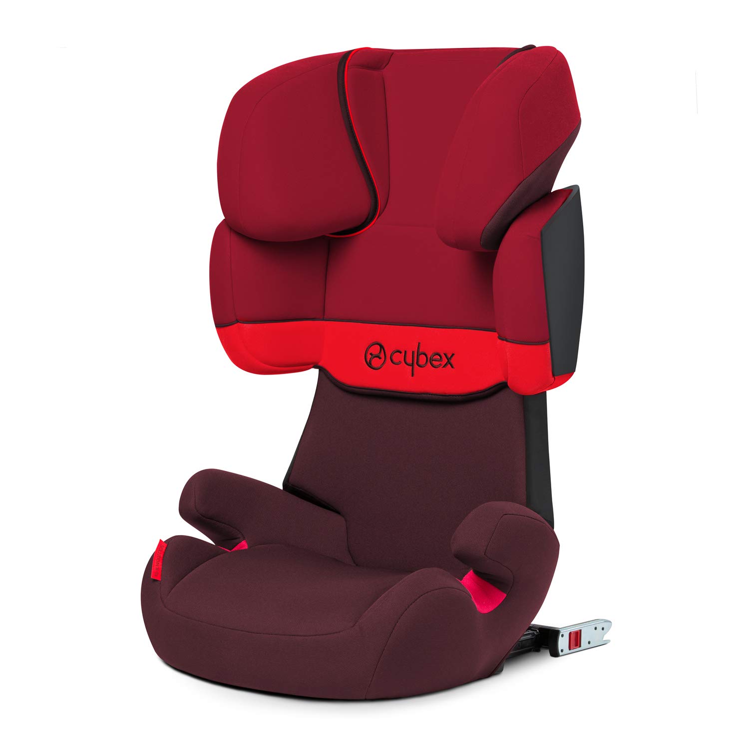 Cybex Silver Solution X-Fix Toddler Car Seat Group 2/3 (Rumba Red/ Dark Red)
