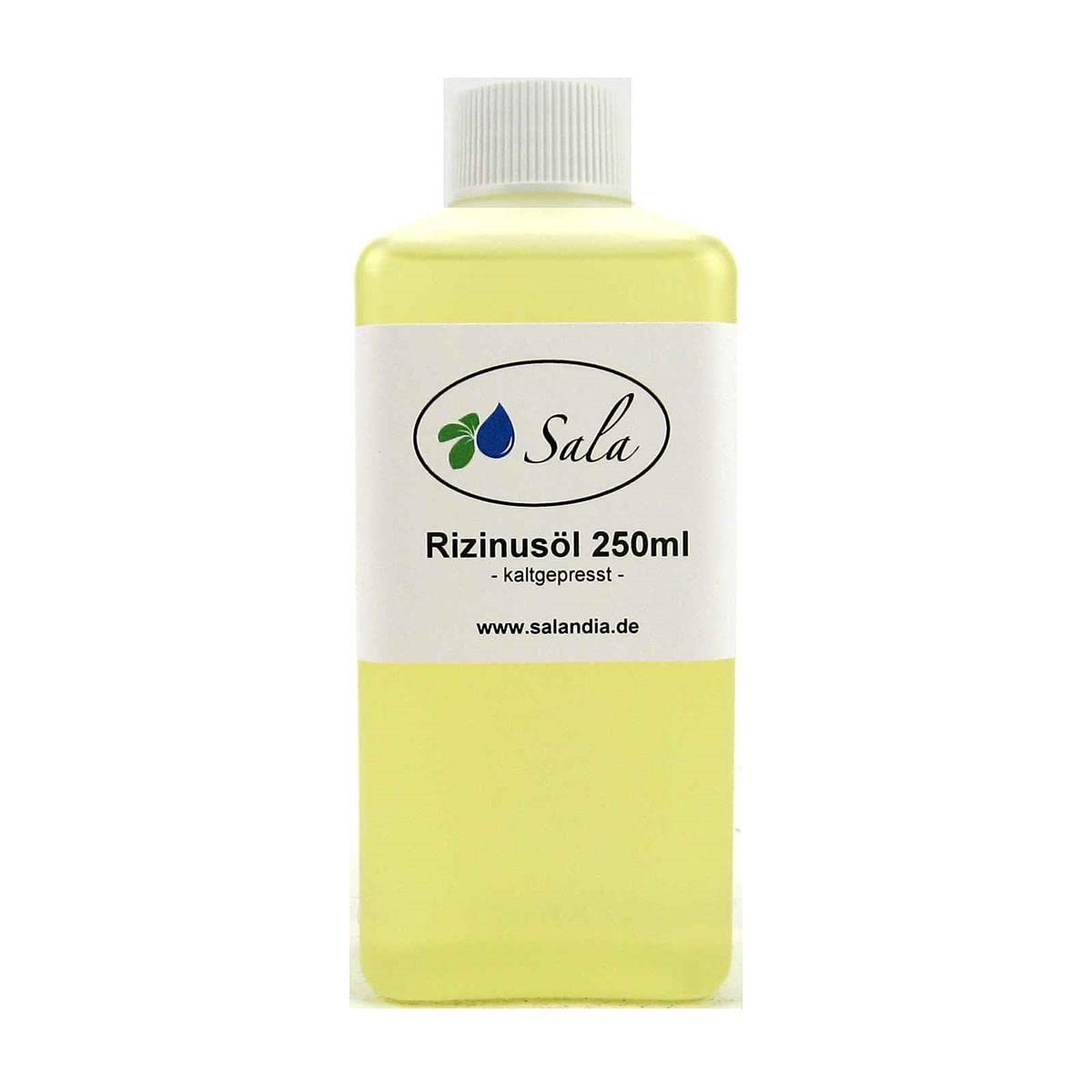 Sala Castor Oil Cold Pressed Ph. Eur. (250ml HDPE Bottle)