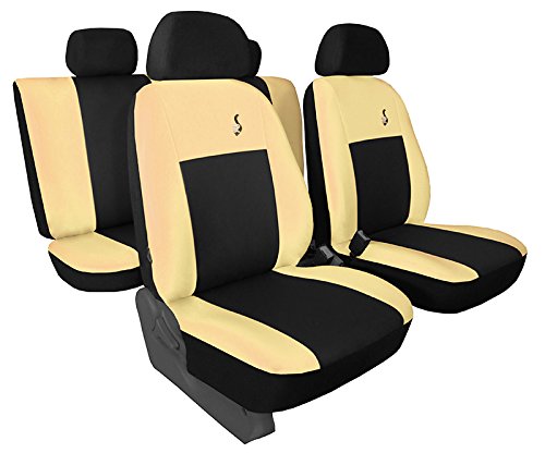 \'FIAT DOBLO 5 seats 2000-2006 Eco Leather Seat Covers \"Road 7 Colours.