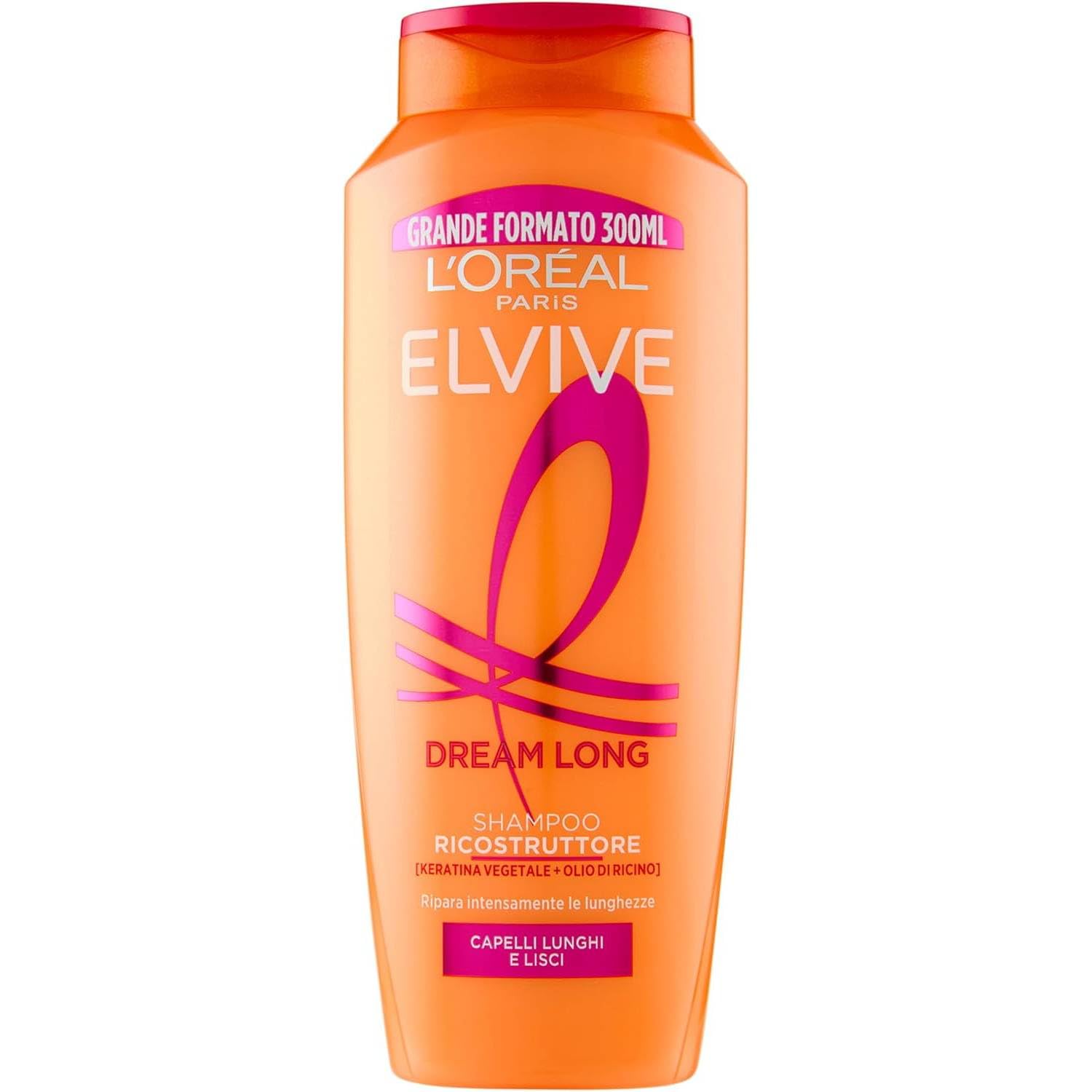 L\'oreal Paris Elvive Hair Treatment Shampoo and Conditioner (Dream Long Restorative Shampoo 300ml (Pack of 1))
