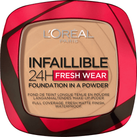 L'Oréal Paris Make-up Powder Infaillible 24H Fresh Wear250 Radiant Sand, 9 g