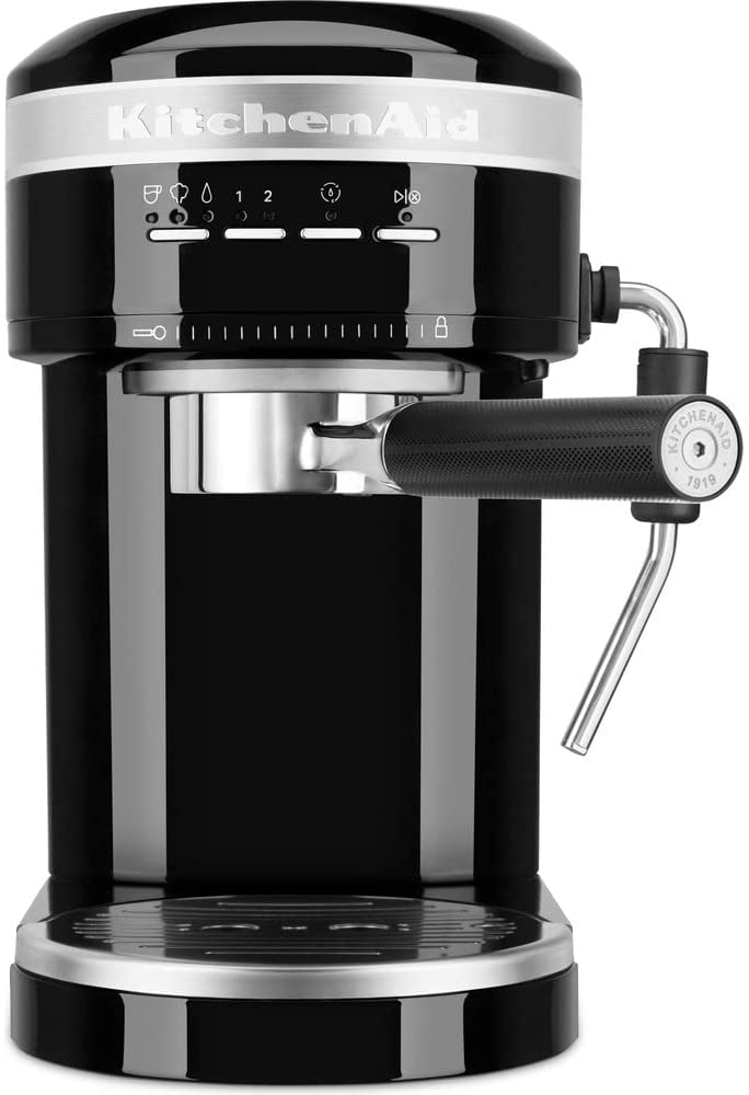 Kitchen Aid KitchenAid Artisan 5KES6503EOB Espresso Machine Onyx Black Metal Housing Coffee Machine 5KES6503EOB
