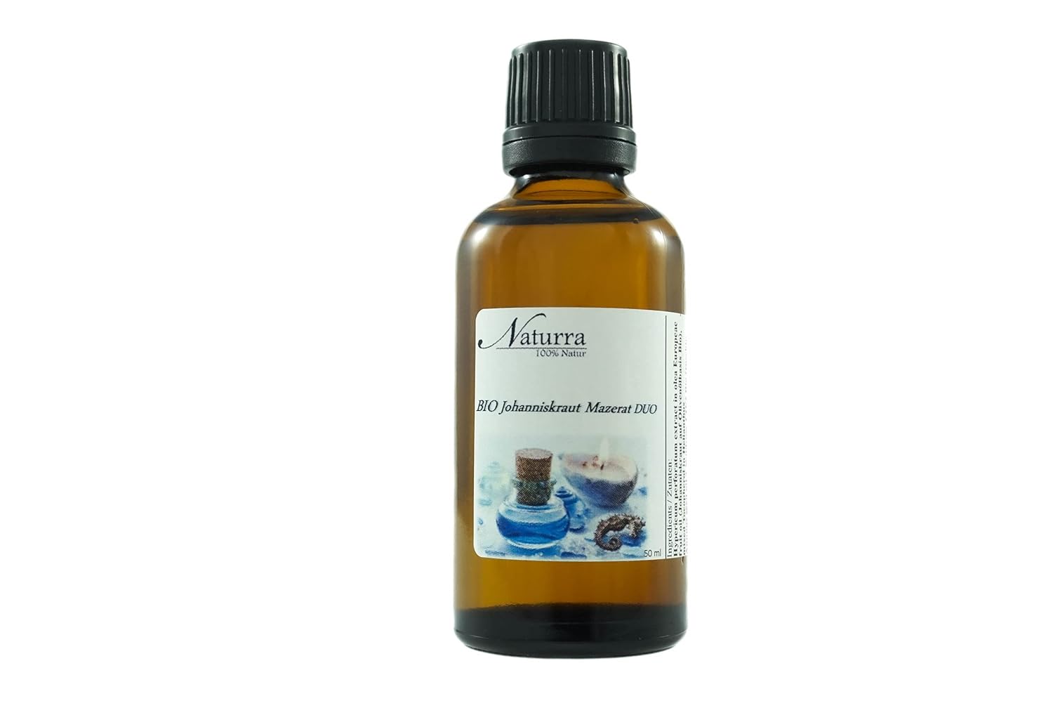 Naturra Organic St John\'s Wort Duo with 2. Naturra Oil 50ml Glass