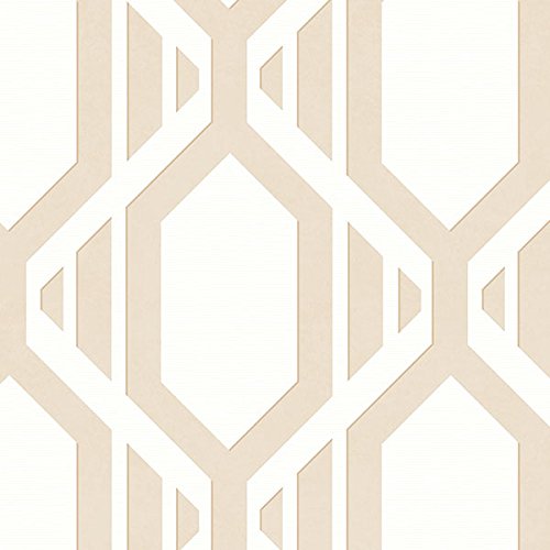 Sh34548 – Shades Geometric Beige Gallery Wallpaper