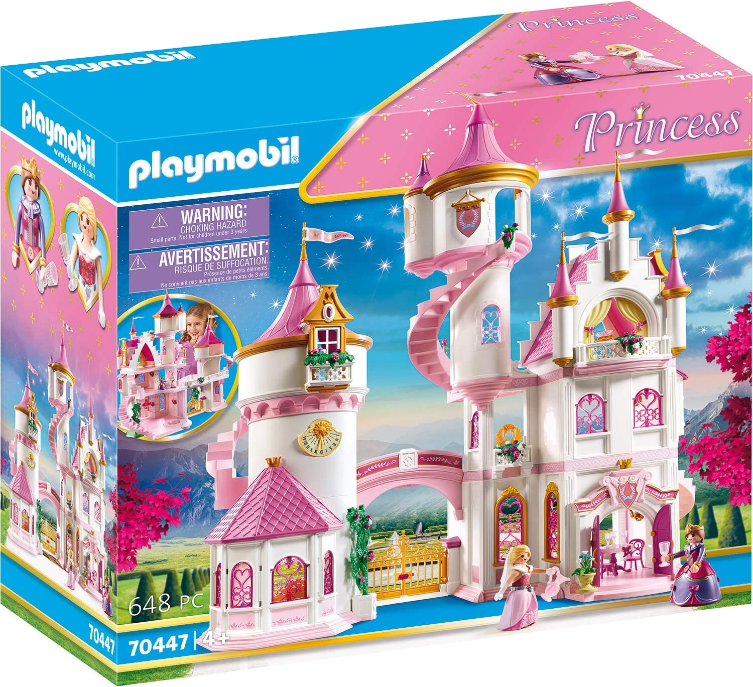 Playmobil Princess 70447 Large Princess Castle With Rotating Dance Plate, F