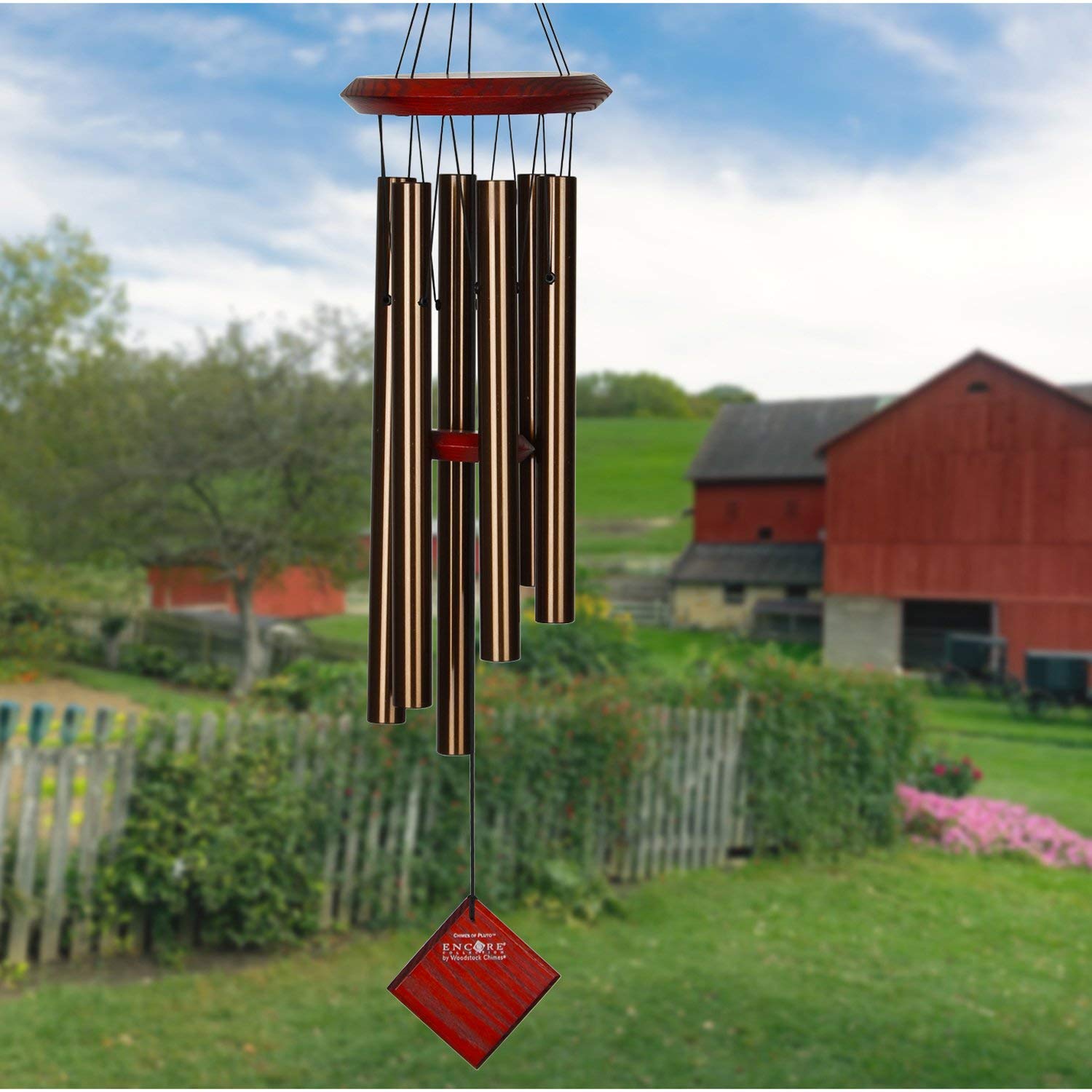 Woodstock Encore Collection Bronze Chimes Of Pluto Windchime