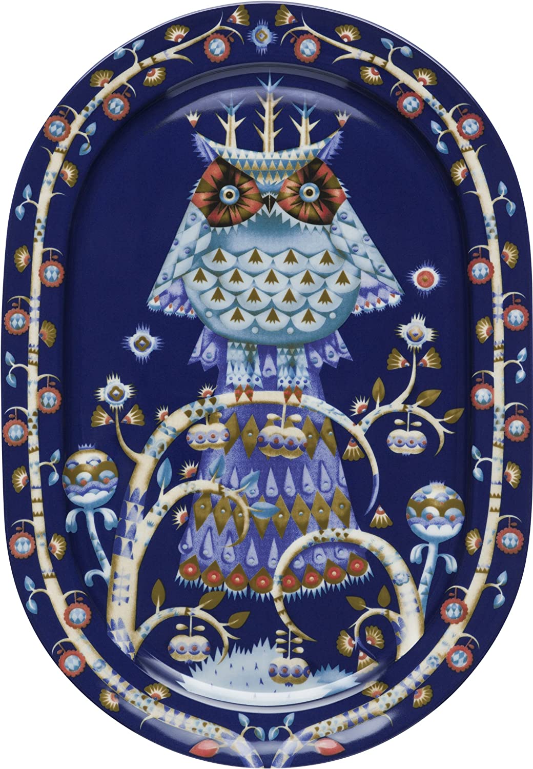Iittala Taika Blue Oval Serving Plate