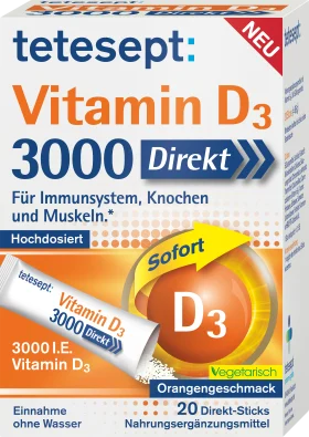 Vitamin D 3000 direct sticks 20 ST, 36 g
