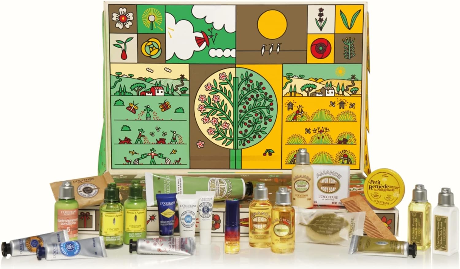 Loccitane Adventskalender 2023 Beauty Classic Women\'s Cosmetic Advent Calendar, 24 Gifts Value 200, Care Christmas Calendar Woman, Advent Calendar Women