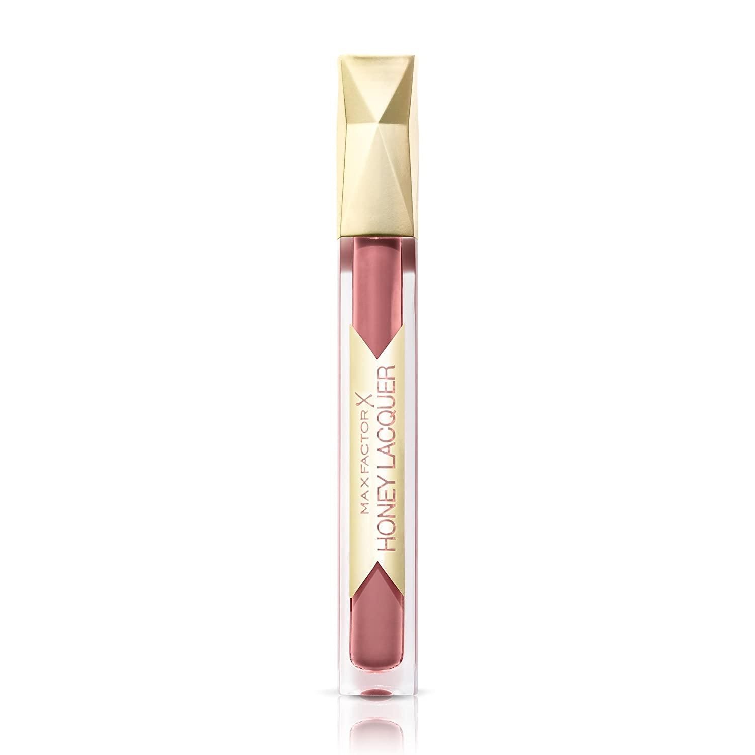 Max Factor Honey Lacquer Nude 05 - Lipstick Colour, Lip Gloss and Lip Balm Moisturising in One - Strong Colour, Smooth and Shiny, ‎05