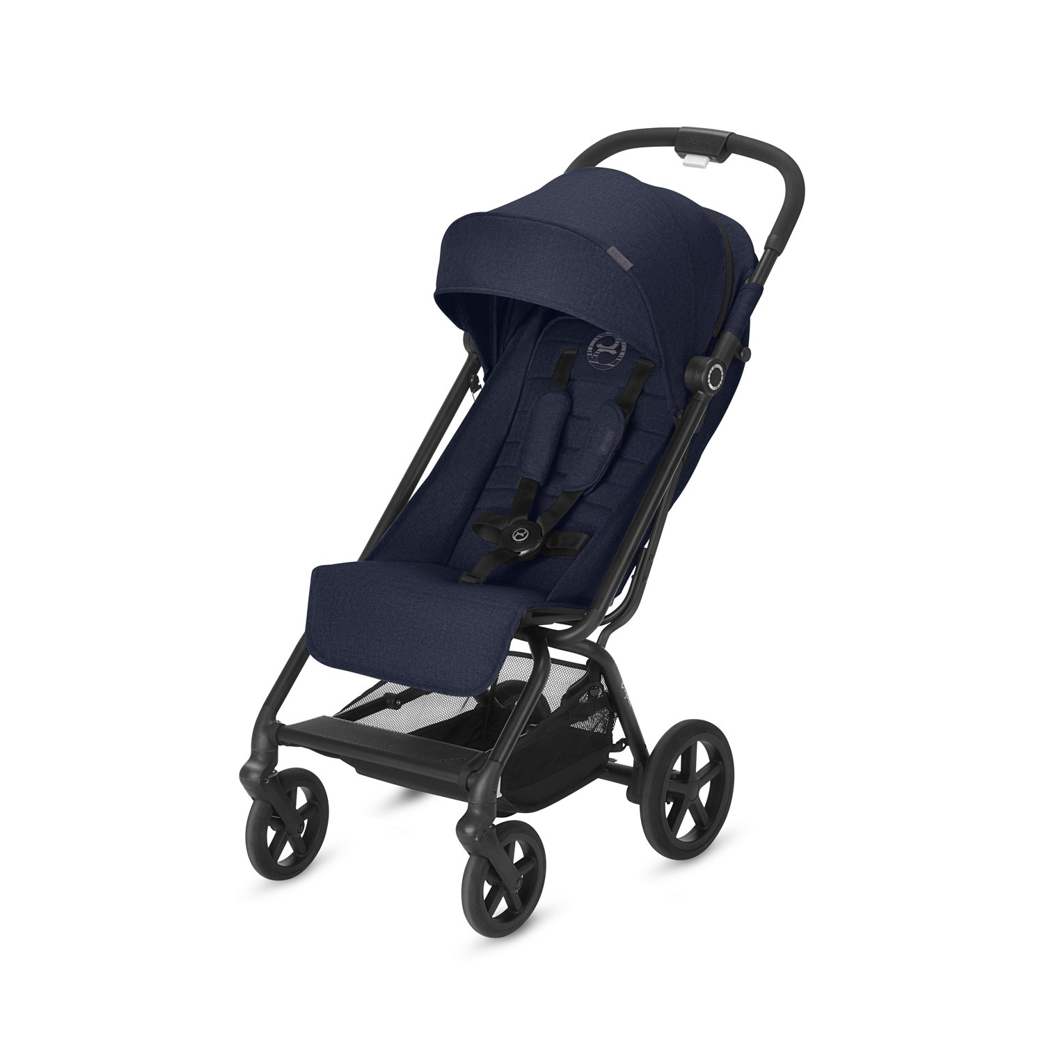 CYBEX Gold Eezy S+ Buggy One Hand Folding Mechanism Lightweight from Birth to 17kg (4 Years) Denim Blue