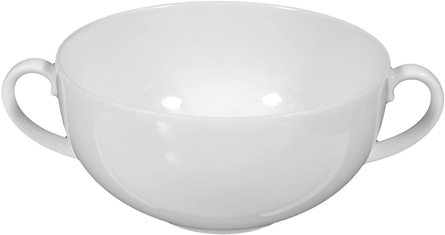 soup cup 0,35 l 6 pcs rondo weiss uni 7 by Seltmann Weiden