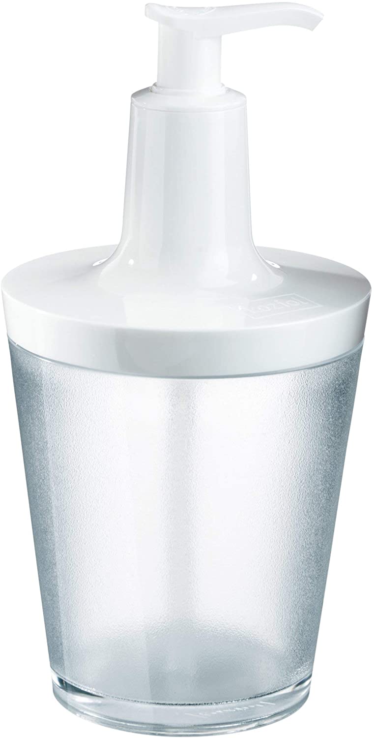 Koziol Flow Soap Dispenser, Transparent