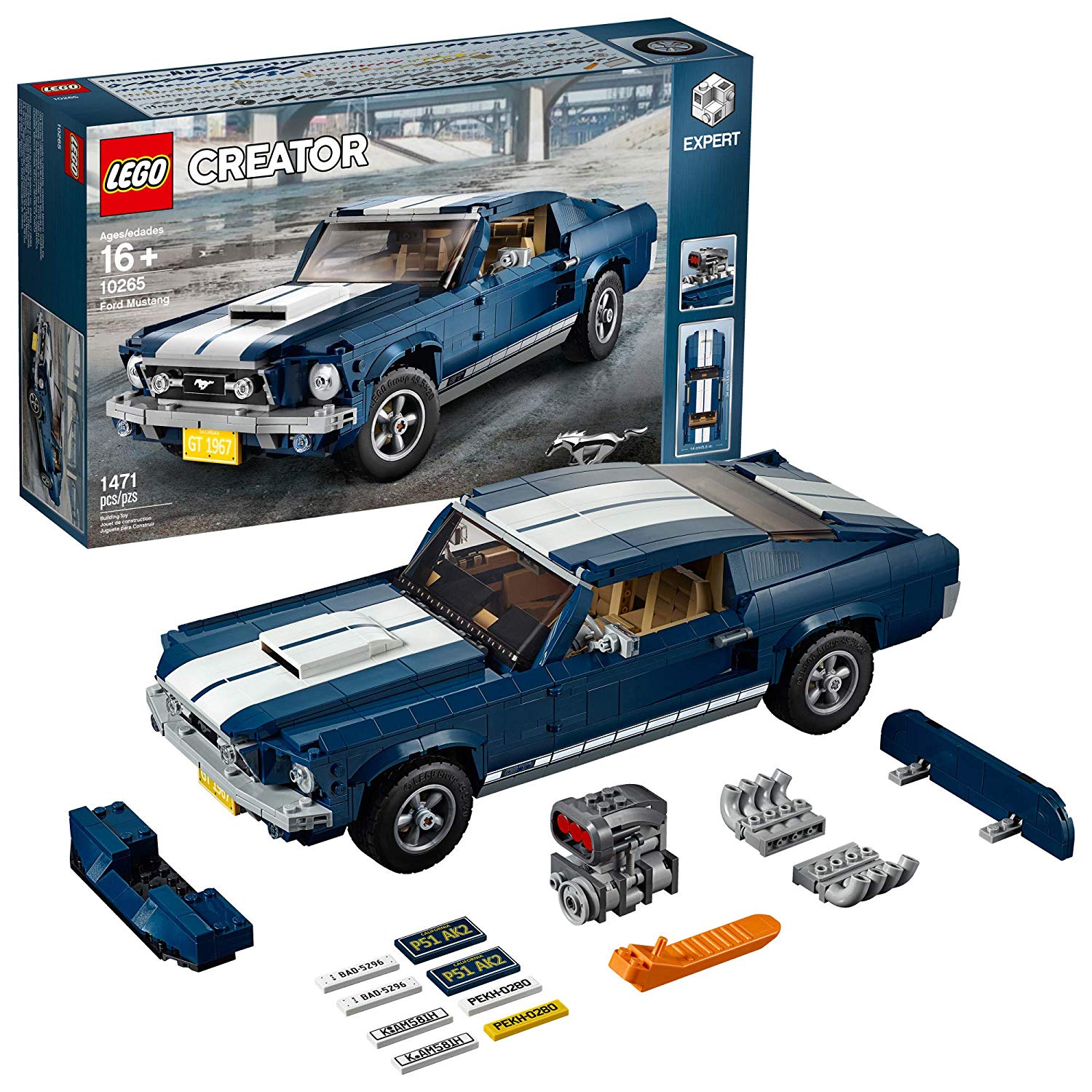 Lego Creator 10265 1967 Ford Mustang Fastback (1471 Pieces)