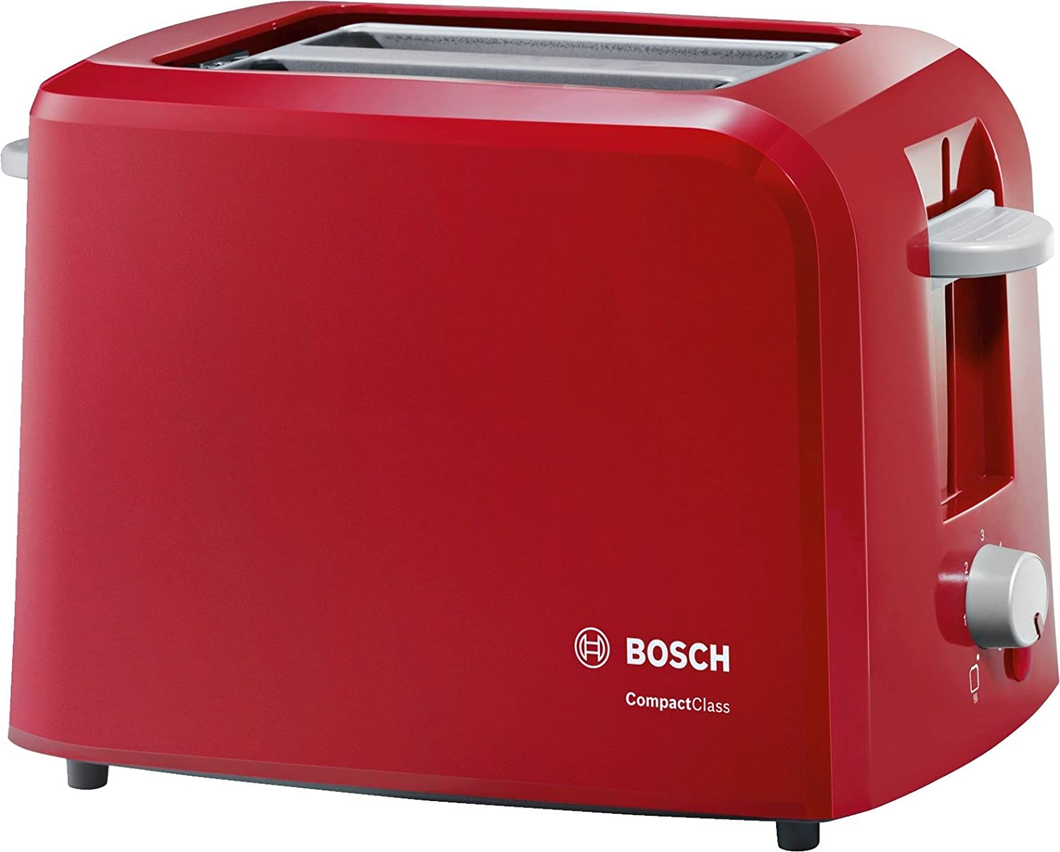 Bosch CompactClass TAT3A014 - toaster - red/light grey