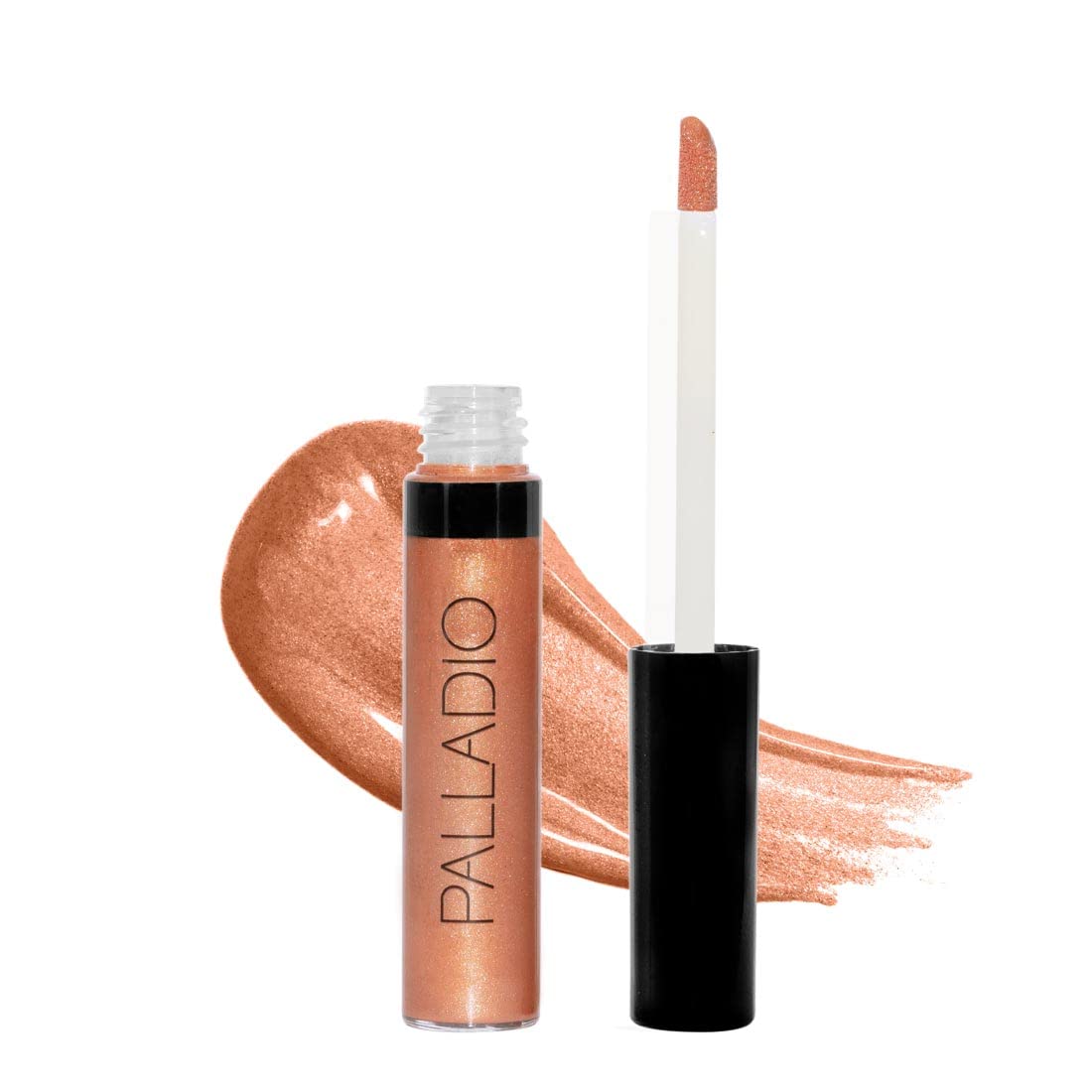 Palladio Lip Gloss, Non-Adhesive Lip Gloss, Contains Vitamin E and Aloe, Provides Intense Color and Moisture, Minimises Lip Wrinkles, Beautifies Lips with Beautiful Shiny Finish, Cooper