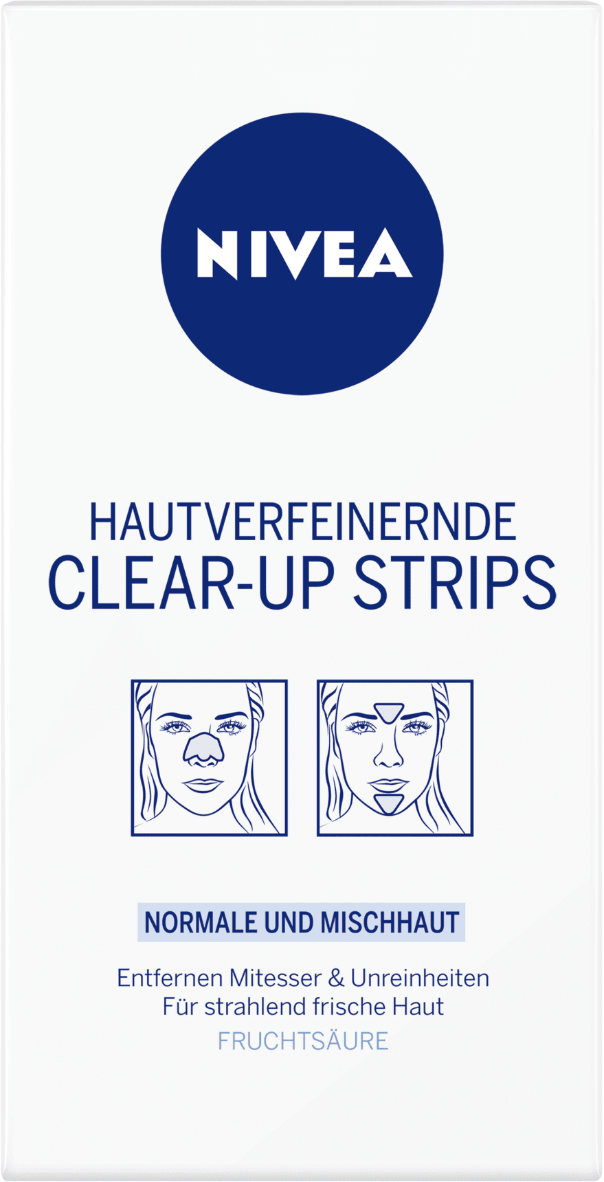Nivea Facestrips Hautverfeinernde Clear-Up Nosestrips, 6 St