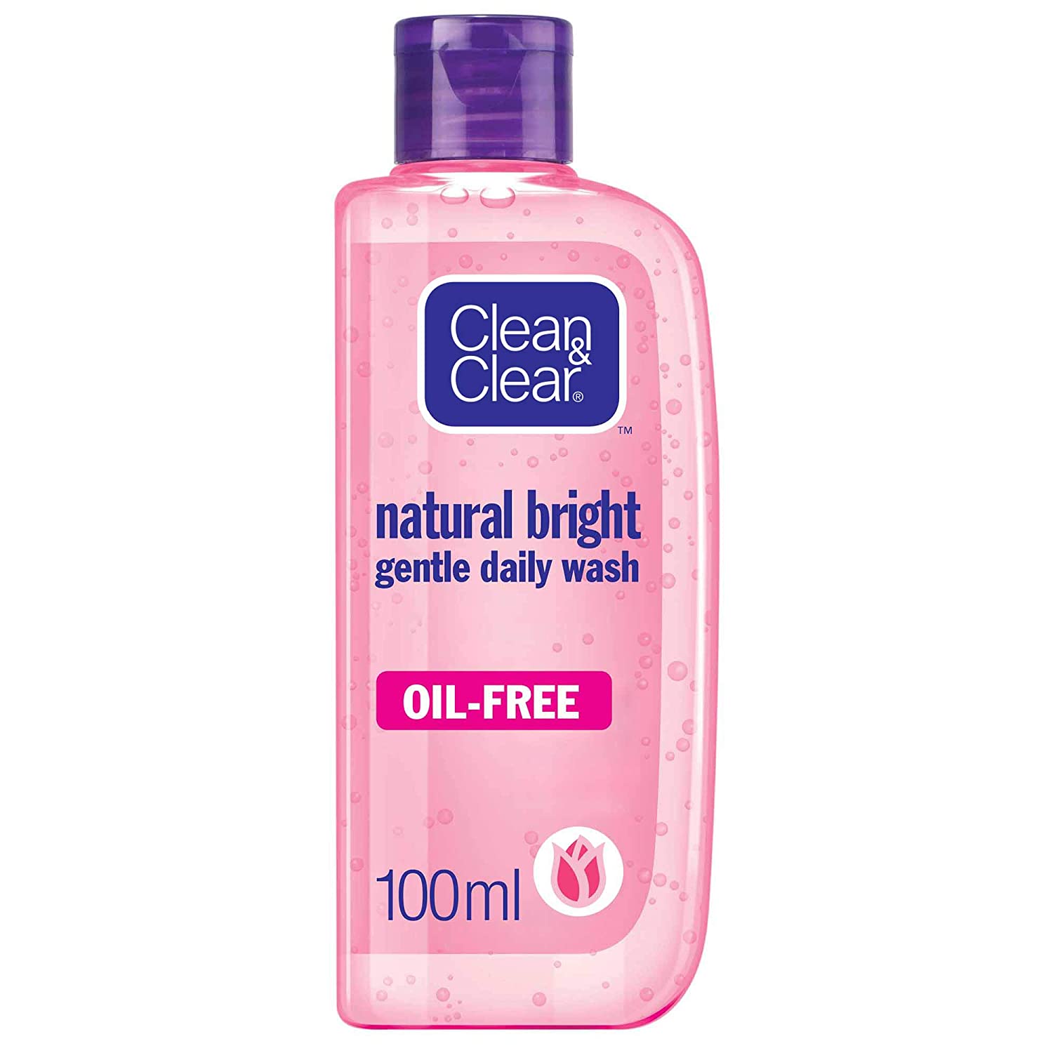 Clean & Clear Natural Bright Daily Wash, 100 ml