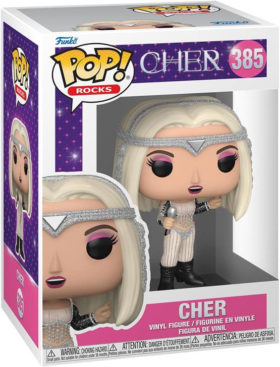Funko Pop! Rocks: Cher - Living Proof - Glitter - Vinyl Collectible Figure - Gift Idea - Official Merchandise - Toys For Children and Adults - Music Fans - Model Figure For Collectors and Display