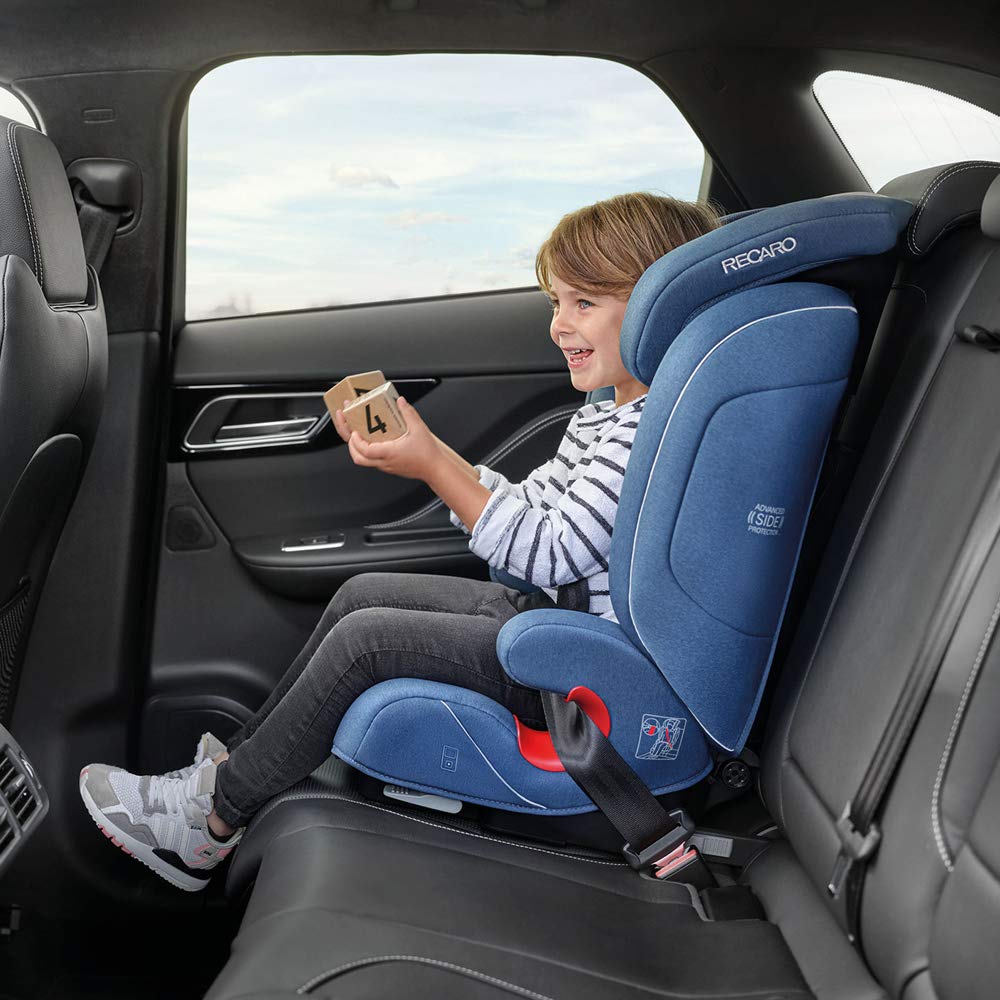 Recaro Kids, Monza Nova 2 SF Child Seat for Children from 15-36 kg, Group 2-3, for Children from 3.5 to 12 Years, for Cars with and without ISOFIX System, Integrated Sound System, Prime Mat Black
