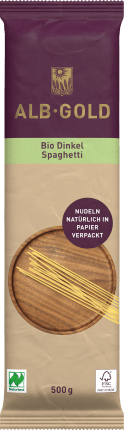 Noodles, spelt spaghetti, 500 g